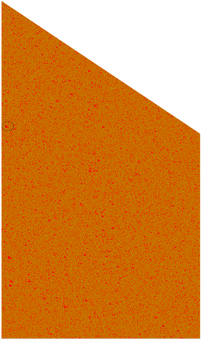 Длинная случайная последовательность с большим количеством зависимых цепей в мелком масштабе